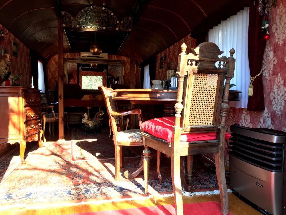 Historischer Zirkuswagen Mit Terrasse Und Blick Ins Gruene Witzenhausen Exterior photo
